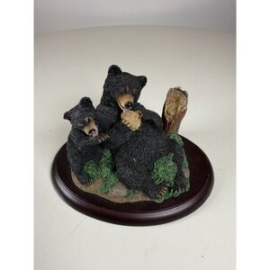 Living Stone "Generations" Black Bear Family Figurine 1999